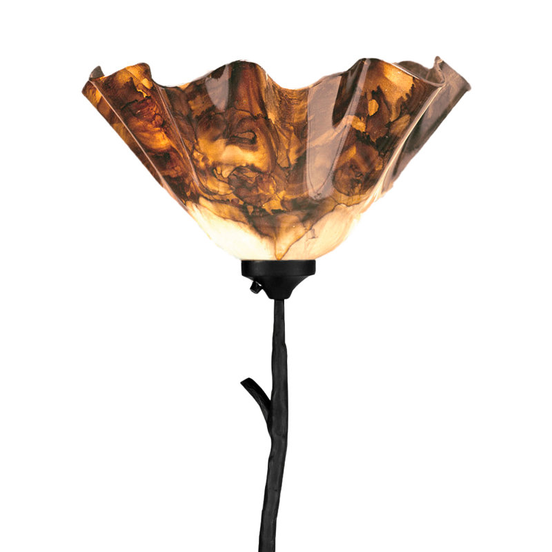 Thornbridge 72'' Black Torchiere Floor Lamp