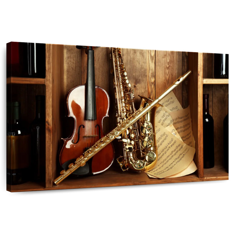 Abarca, instruments de musique classique, H 24 po x l 36 po
