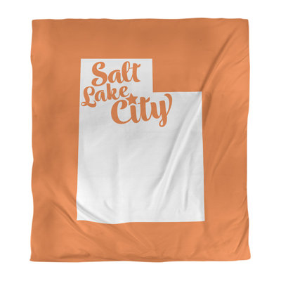 Housse de couette réversible simple Salt Lake City Utah