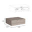 Table de chevet flottante H 5 po, tablette murale moderne avec tiroir-494176397