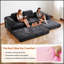 Canapé d'angle sans ossature de 264 cm avec méridienne, assise profonde et mousse à mémoire de forme en chenille pour un confort et un style ultimes-1489027013-1489027014