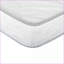 Matelas, lit ferme ferme en mousse réversible pleine grandeur 6 po, blanc neige | Polyester | Double