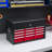 23.6" Metal Tool Box with Top Case, Ball Bearing Slides