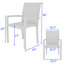 Fauteuil de salle à manger Brandia