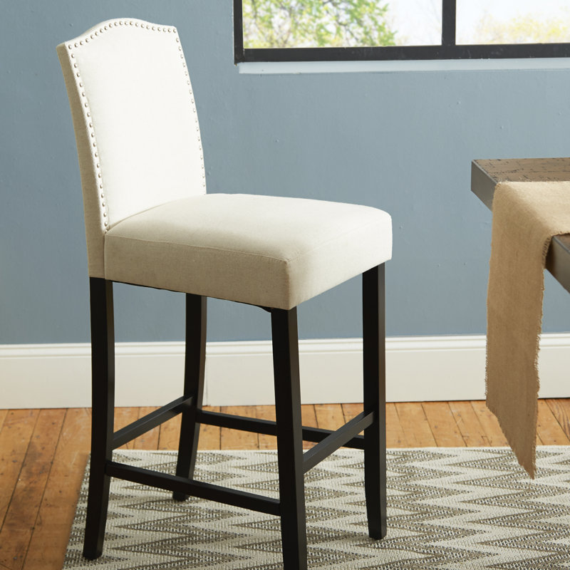 Tabouret de bar Lamberth, Beige, 2, Tabouret de comptoir (siège d'une hauteur de 30 p