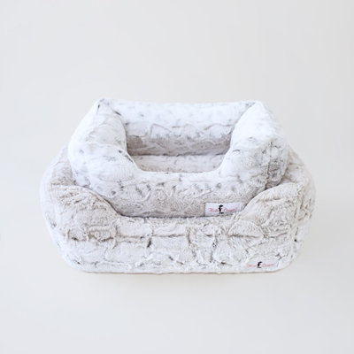Deluxe Animal Print Pet Bed