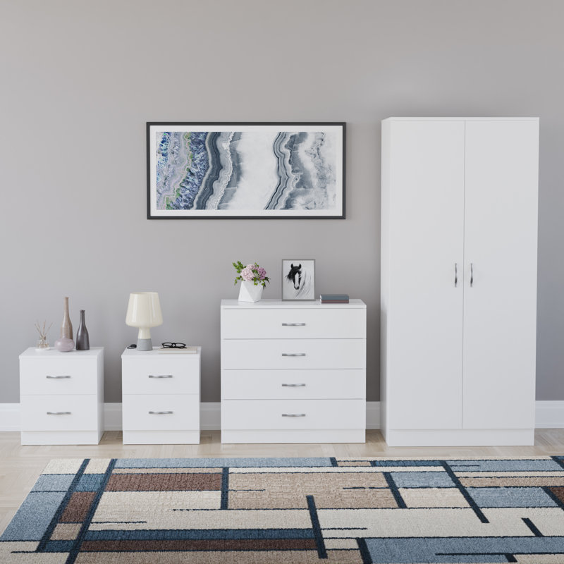 Maybery Piece Bedroom Set, White
