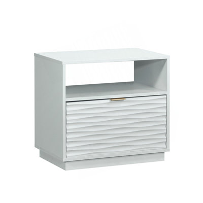 Night Stand, White Finish