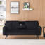Black Corduroy With Retractable Cup Holder: Spacious & Convenient : Adds Texture And Style-1289139690
