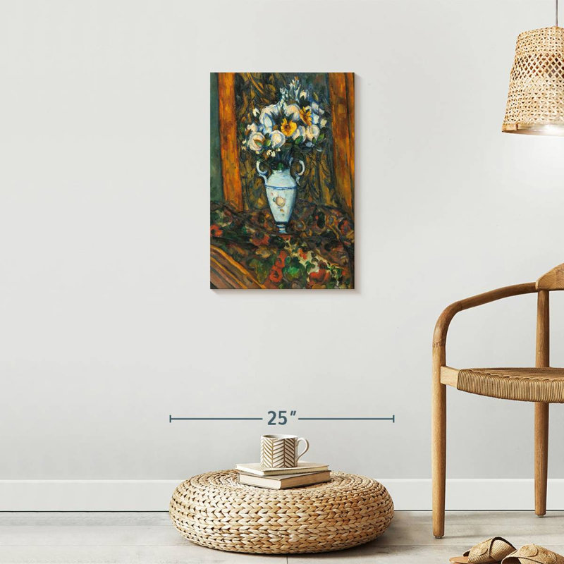 Vase de fleurs 1900-1903, H 24 po x l 16 po