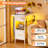 Narrow Side Table, End Table with Charging Station Bed Side Table Small Side Table Nightstand White