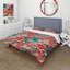 Coral Serenade Tropical Pattern Duvet Cover-144153601