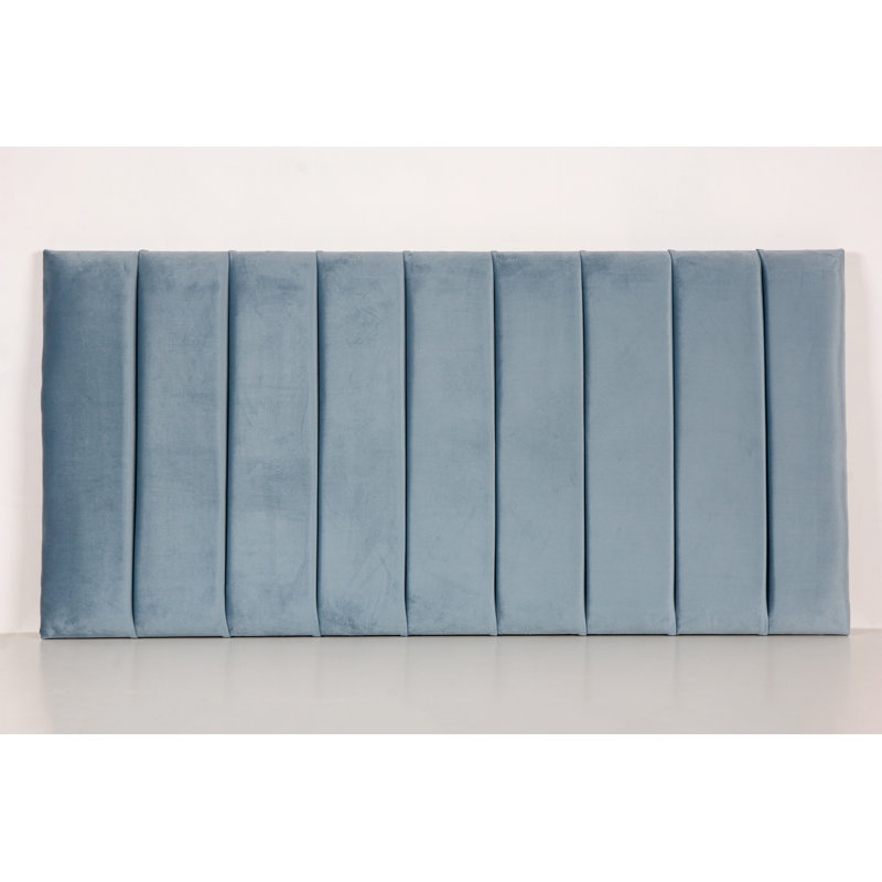 Cramerton Upholstered Headboard, Blue, Double (4'6)