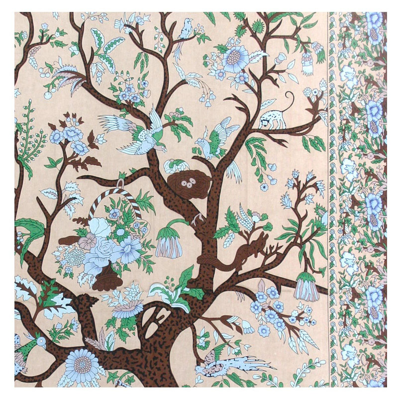 Tapisserie en coton arbre de vie