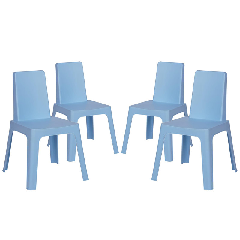 Children's Outdoor Table / Chair, Sky Blue