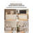 Modern No Assembly Needed Makeup Vanity Desk with LED Lights & 6 Drawers (Expandable 51.1"-90.5")-223241913