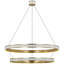Connery 9 - Light Solid Brass LED Chandelier by Chapman & Myers
