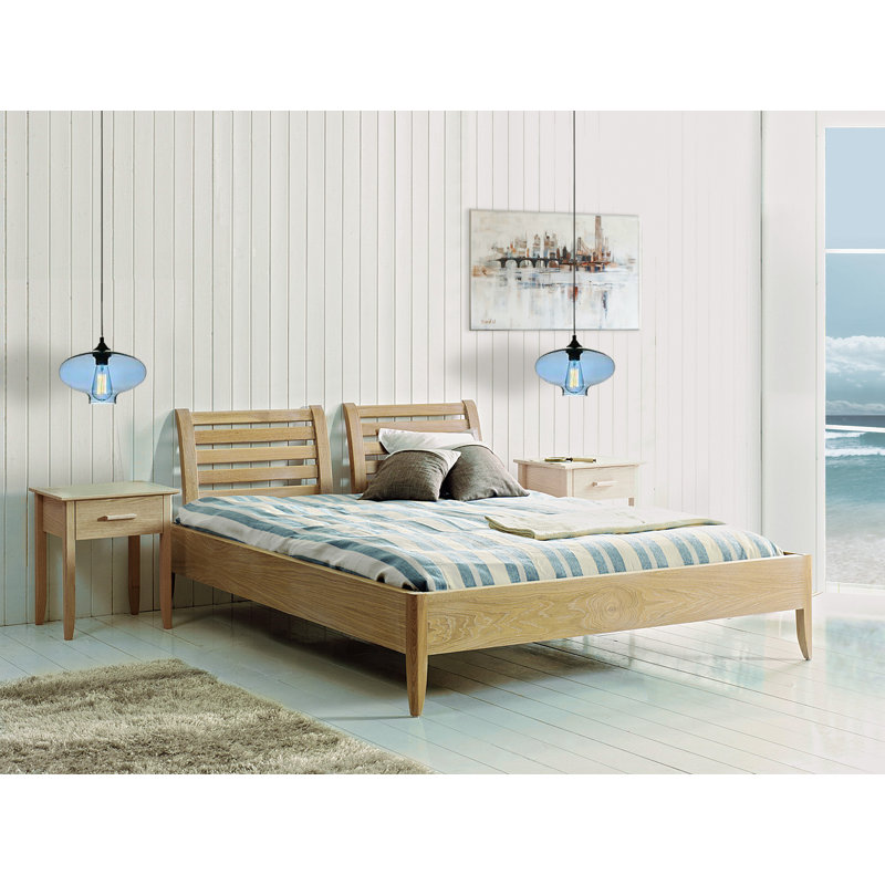 Ahern 50cm W Solid + Manufactured Wood Bedside Table