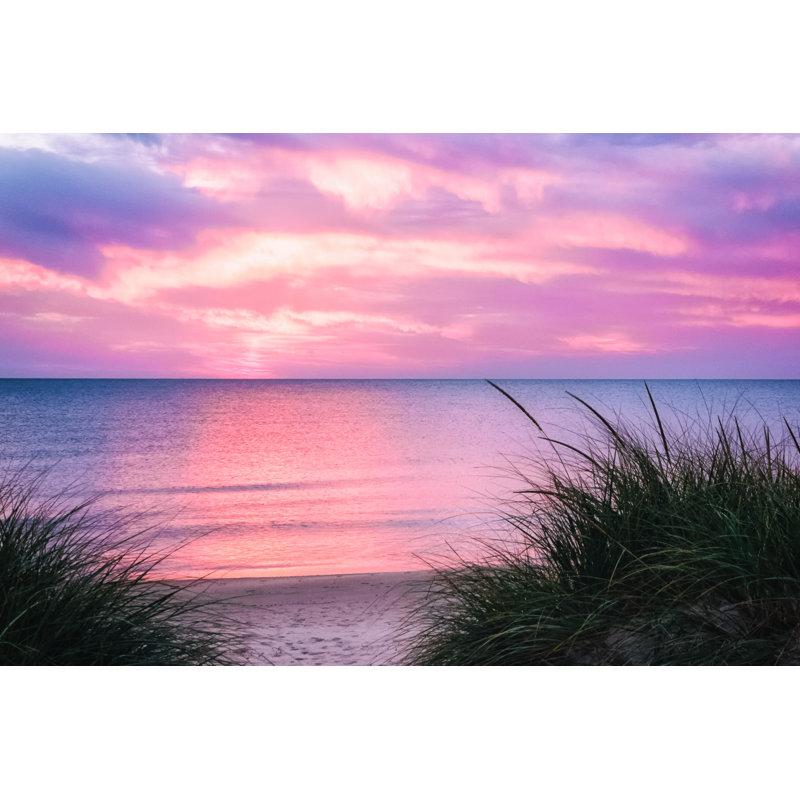 Sunset Beach Paradise - Wrapped Canvas Print, 51cm H x 76cm W x 3.8cm D