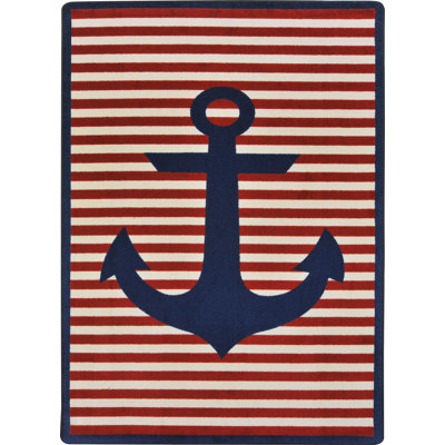 Safe Mooring Striped Indoor Rug