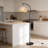 61" Arc Floor Lamp With Rotating Pendant Shade, Warm Light Bulb, And Foot Switch