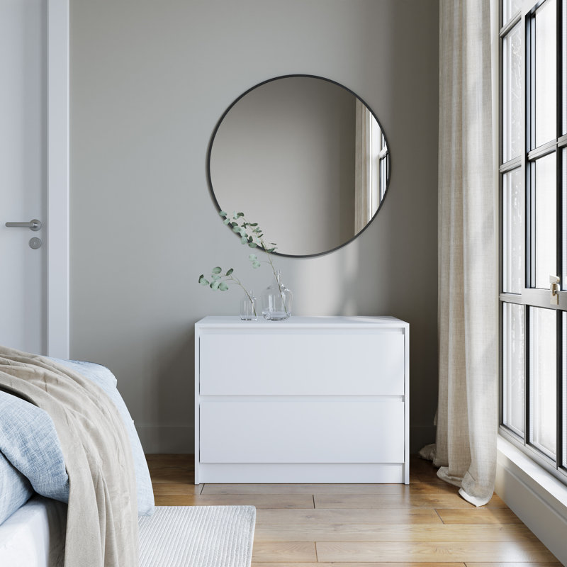 Solid Wood Rectangle Accent Chest, White