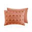 Édredon simple / simple TG et tissu en microfibre douce de couleur rouille
