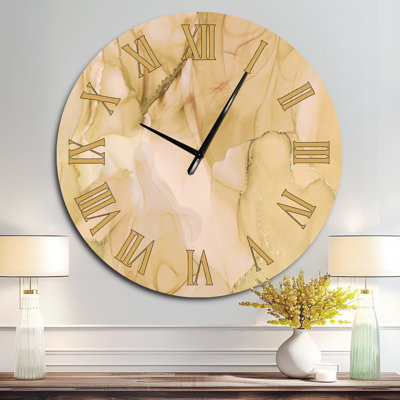 Tender Liquid Art I - Modern Wall Clock