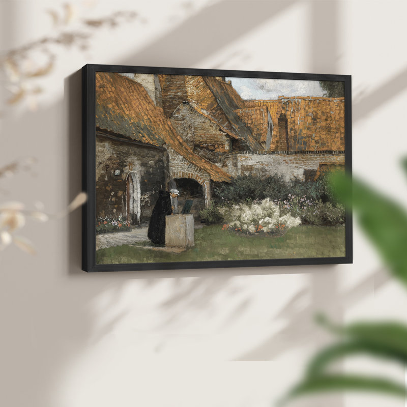Paysages rétro-DCCLIV-Reproduction encadrée - réversible, 8" H x 10" W, Noir
