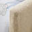 Beige Twin Upholstered Platform Bed with Rabbit Ear Headboard, Safety Rail & Pocket, Boucle Fabric-1004568548-1005955841