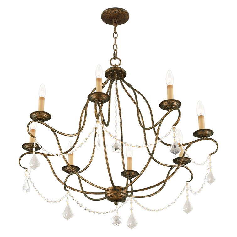 Chesterfield 8 - Light Dimmable Empire Chandelier