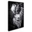 Wrapped Canvas Wall Art - Andrea Jancova 'Yin And Yang' Wall Art for Living Room, Bedroom, or Office Décor - 22x32-22374478
