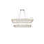 Luminaire suspendu double DEL chromé Maart-1601872517-1601872518