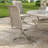 9-Piece 63" Round Outdoor Patio Dining Set With Swivel Armchair-1838631203