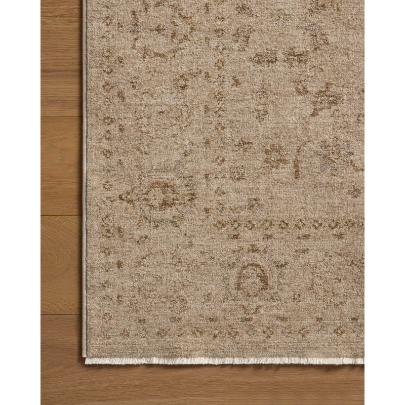 Loloi Haywood Sand / Natural Area Rug, Runner 2'7" x 8'