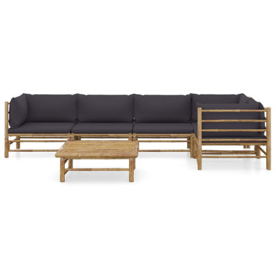 Koehn 6 Piece Patio Lounge Set with Cushions