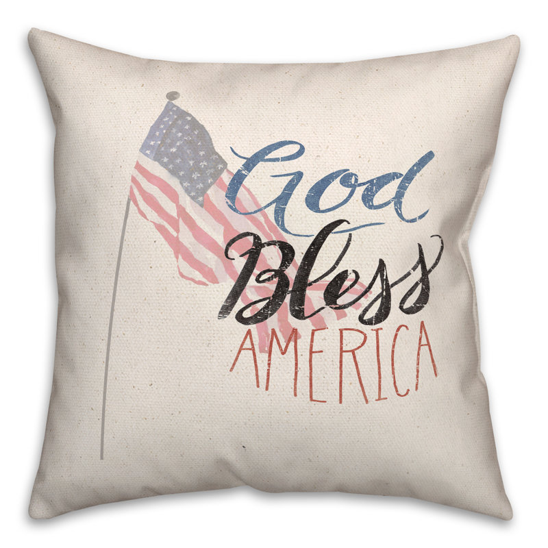 Reversible Throw Pillow, 18" x 18"