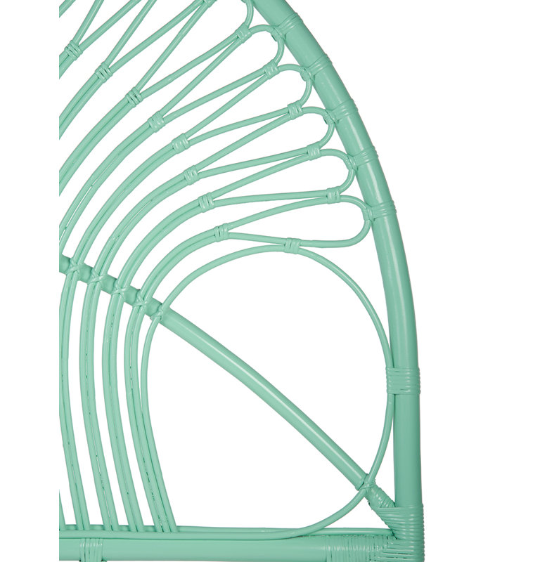 Natural Hand-Crafted Rattan Twin Headboard