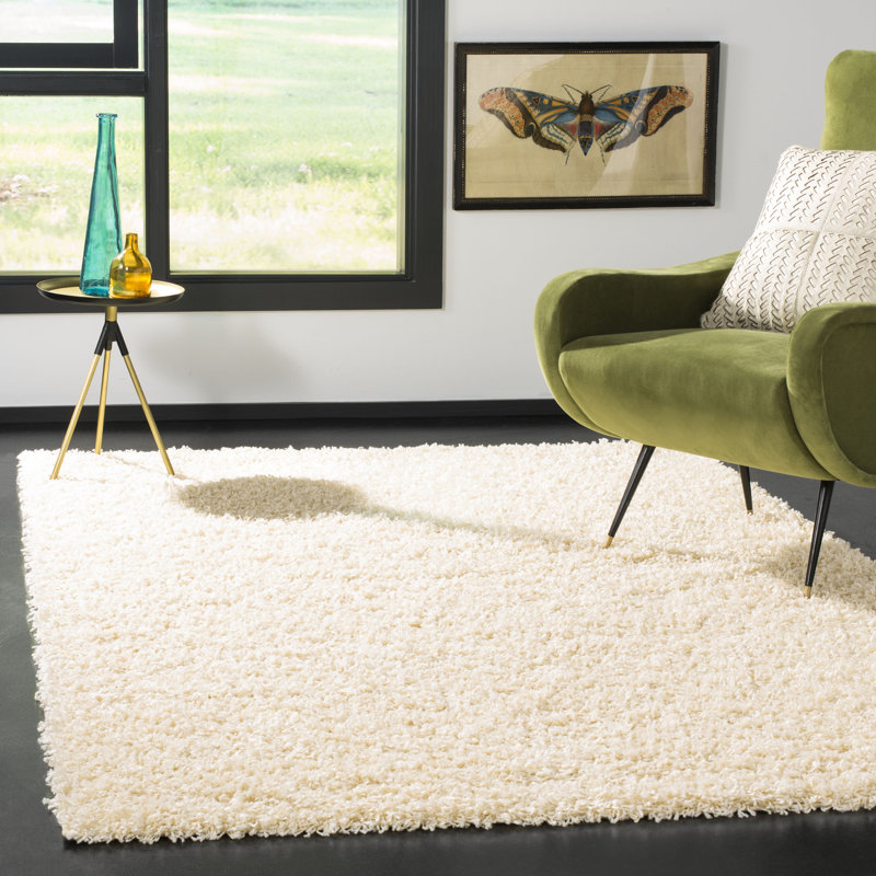 Madeleine Solid Colour Hand Woven Area Rug, Rectangle 183 x 274 cm