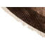 Tapis rond brun Iniguez