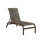 Chaise longue berçante en aluminium Mesquite de Berlin Gardens avec tissu Sumba Mocha