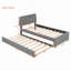Lit plateforme tapissier Teddy