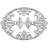 Fleur De Lis Aluminum 1 Piece Trivet