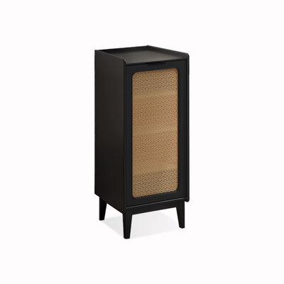 Black Solid wood Shoe Storage