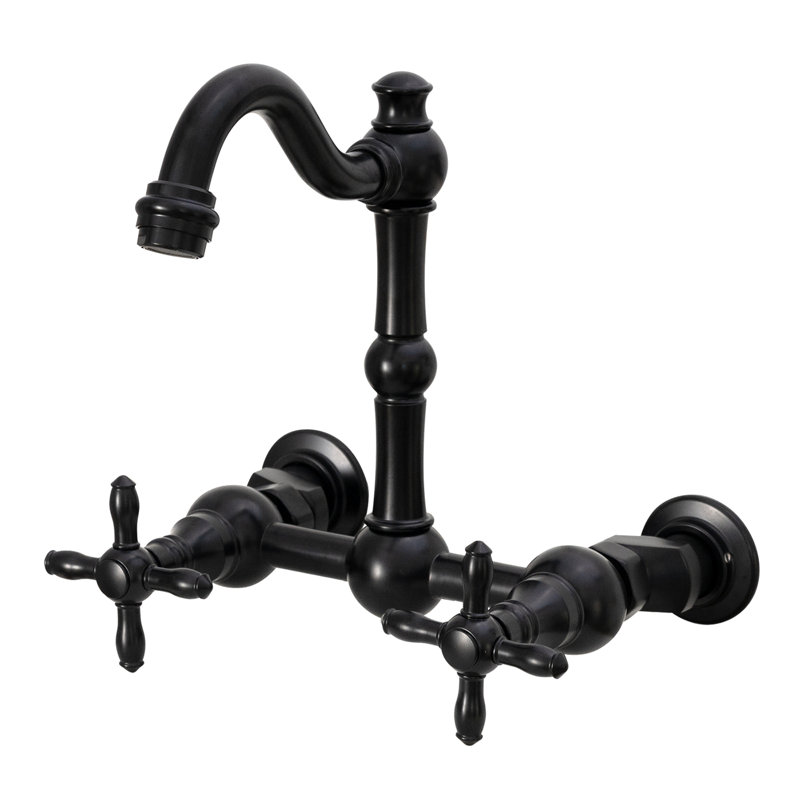 2-handle Bathroom Faucet, Matte Black