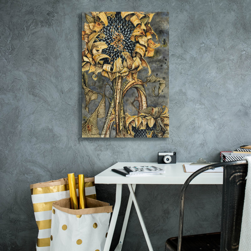 " Duskflower " by Maggie Vandewalle, 26" H x 18" W x 0.75" D