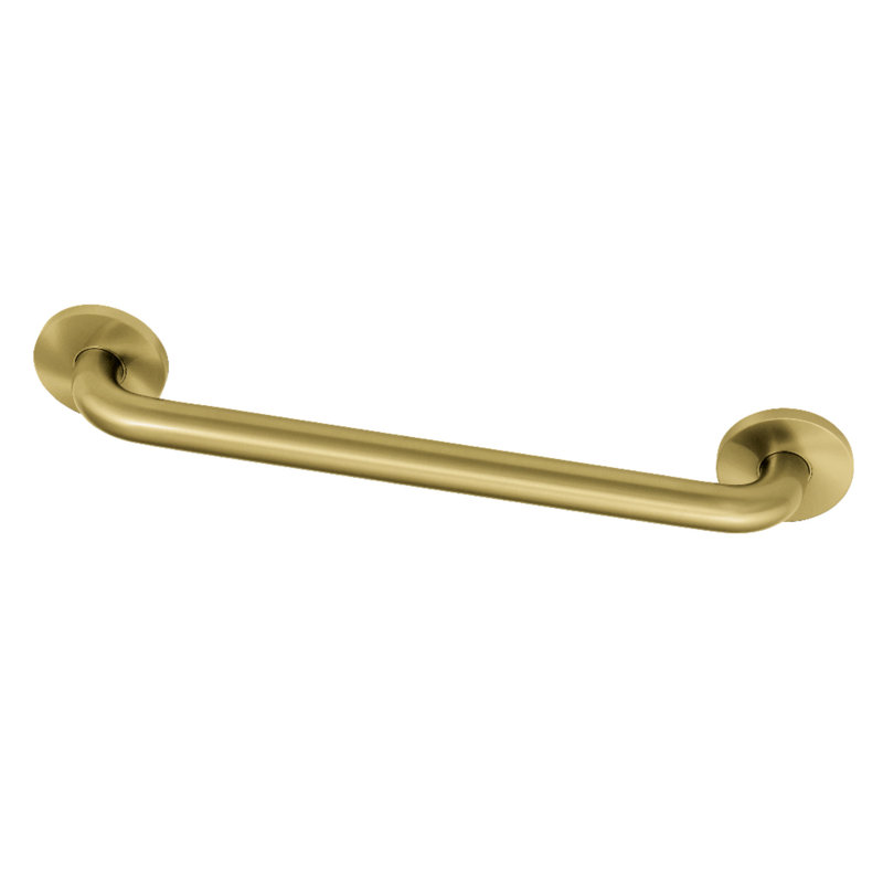 Kingston Brass Silver Sage 1-1/4 Inch O.D Grab Bar, Brushed Brass, 48" W