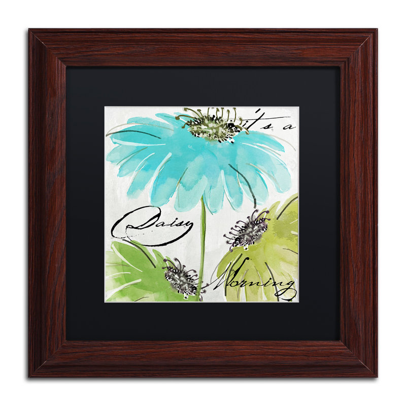 Jadaya «Daisy Morning II», impression encadrée, H 11 po x l 14 po x P 0,5 po, Noir