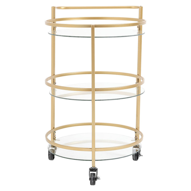 Akylbek Metal Bar Cart