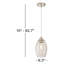 Luminaire suspendu cylindrique à 1 lumière Herrman
